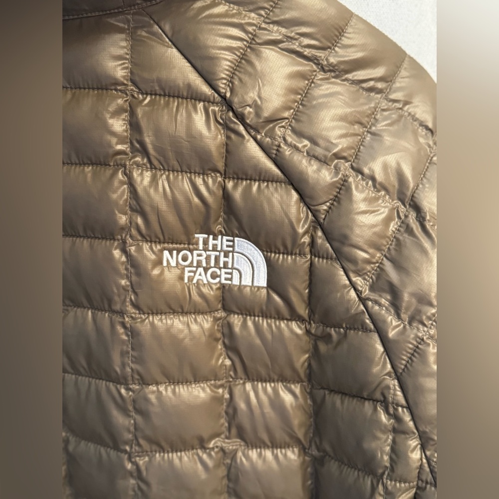 Womens The North Face TBALL HD PARKA MOCHA BROWN sz w large. - Picture 13 of 13